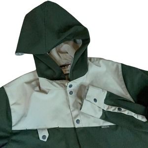 Deso Osma Jacket Men's Sz Small Snap Button Long Sleeve Green Made In California